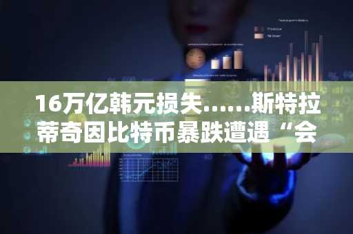 16万亿韩元损失……斯特拉蒂奇因比特币暴跌遭遇“会计冲击”