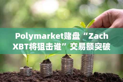 Polymarket赌盘“ZachXBT将狙击谁”交易额突破900万美元