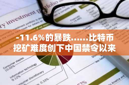-11.6%的暴跌……比特币挖矿难度创下中国禁令以来最大跌幅