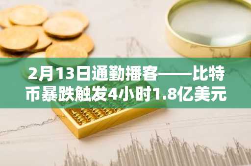 2月13日通勤播客——比特币暴跌触发4小时1.8亿美元爆仓，市场震荡拉响“紧急警报”