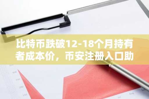 比特币跌破12-18个月持有者成本价，币安注册入口助你把握实时行情