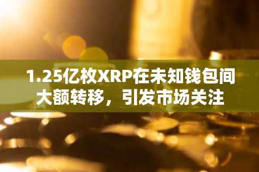1.25亿枚XRP在未知钱包间大额转移，引发市场关注