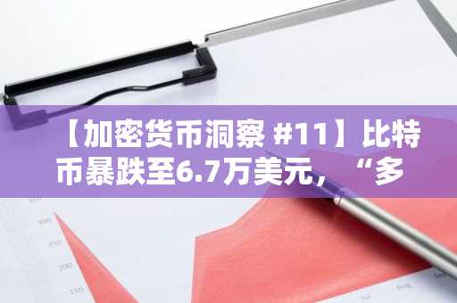 【加密货币洞察 #11】比特币暴跌至6.7万美元，“多单挤兑”爆发…92%杠杆看涨仓位遭清算