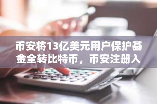 币安将13亿美元用户保护基金全转比特币，币安注册入口同步开放