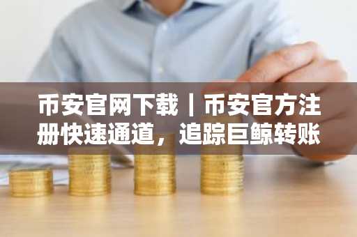 币安官网下载｜币安官方注册快速通道，追踪巨鲸转账动态