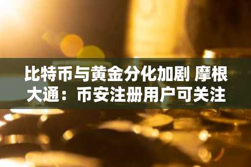 比特币与黄金分化加剧 摩根大通：币安注册用户可关注长期潜力