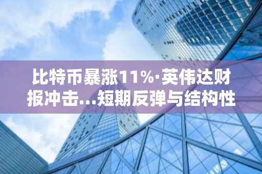 比特币暴涨11%·英伟达财报冲击…短期反弹与结构性警报同时拉响