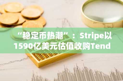 “稳定币热潮”：Stripe以1590亿美元估值收购Tender