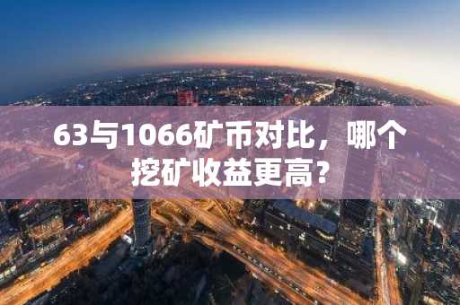 63与1066矿币对比，哪个挖矿收益更高？