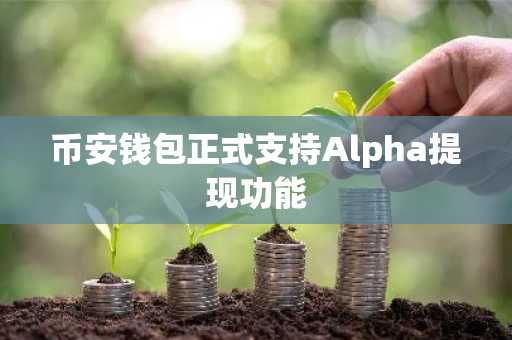 币安钱包正式支持Alpha提现功能