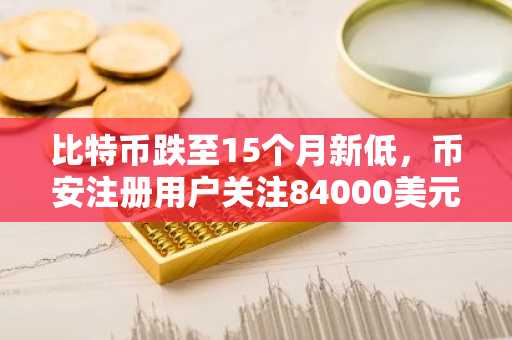 比特币跌至15个月新低，币安注册用户关注84000美元目标
