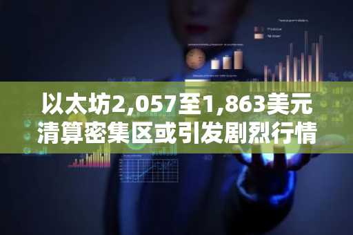 以太坊2,057至1,863美元清算密集区或引发剧烈行情波动