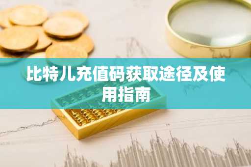比特儿充值码获取途径及使用指南