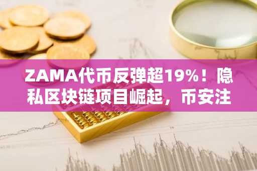 ZAMA代币反弹超19%！隐私区块链项目崛起，币安注册入口抢先看