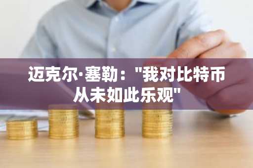 迈克尔·塞勒："我对比特币从未如此乐观"