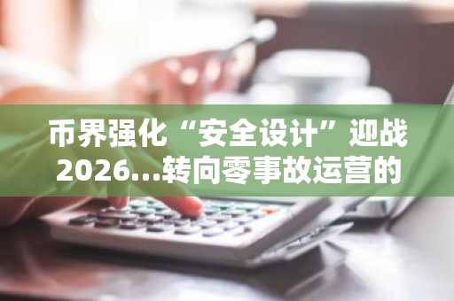 币界强化“安全设计”迎战2026…转向零事故运营的信任战略转型