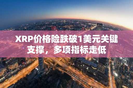 XRP价格险跌破1美元关键支撑，多项指标走低