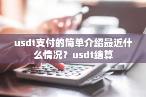 usdt支付的简单介绍最近什么情况？usdt结算
