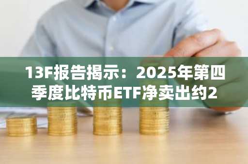 13F报告揭示：2025年第四季度比特币ETF净卖出约2.5万枚BTC