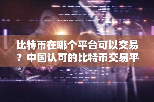 比特币在哪个平台可以交易？中国认可的比特币交易平台