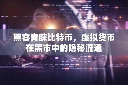 黑客青睐比特币，虚拟货币在黑市中的隐秘流通