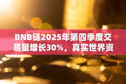 BNB链2025年第四季度交易量增长30%，真实世界资产规模达20亿美元