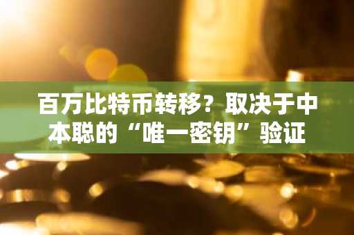百万比特币转移？取决于中本聪的“唯一密钥”验证