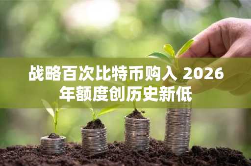 战略百次比特币购入 2026年额度创历史新低