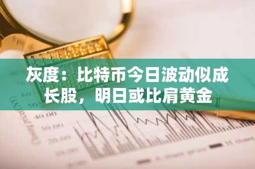 灰度：比特币今日波动似成长股，明日或比肩黄金