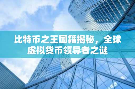 比特币之王国籍揭秘，全球虚拟货币领导者之谜