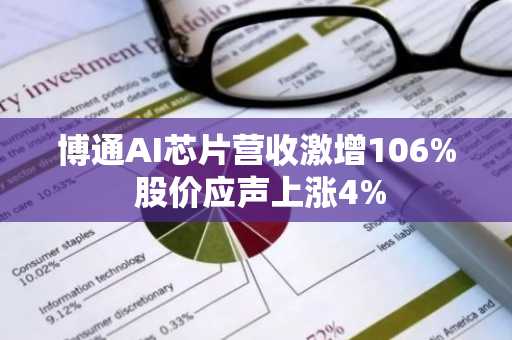博通AI芯片营收激增106% 股价应声上涨4%