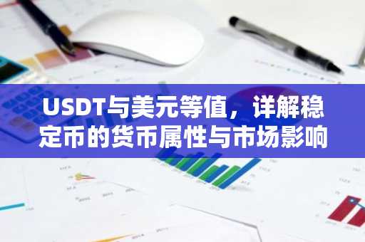 USDT与美元等值，详解稳定币的货币属性与市场影响
