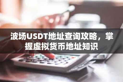 波场USDT地址查询攻略，掌握虚拟货币地址知识