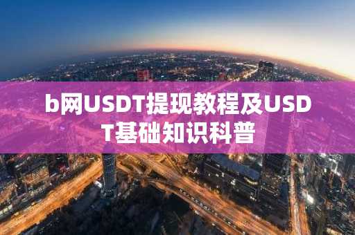 b网USDT提现教程及USDT基础知识科普