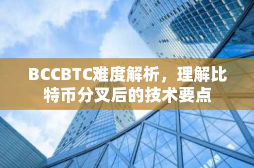 BCCBTC难度解析，理解比特币分叉后的技术要点
