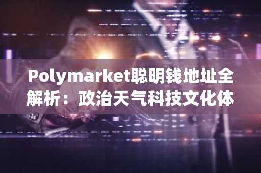 Polymarket聪明钱地址全解析：政治天气科技文化体育五大赛道精选