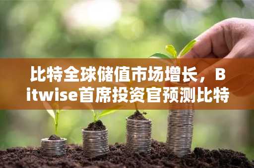 比特全球储值市场增长,Bitwise首席投资官预测比特币将达百万美元高位