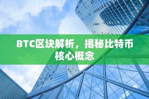 BTC区块解析，揭秘比特币核心概念