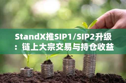StandX推SIP1/SIP2升级：链上大宗交易与持仓收益创新，币安用户可快速接入