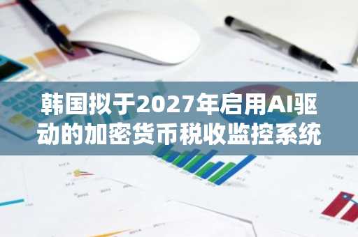 韩国拟于2027年启用AI驱动的加密货币税收监控系统