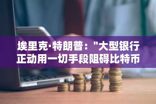 埃里克·特朗普："大型银行正动用一切手段阻碍比特币与加密货币市场结构发展"