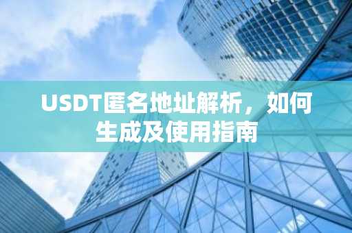 USDT匿名地址解析，如何生成及使用指南